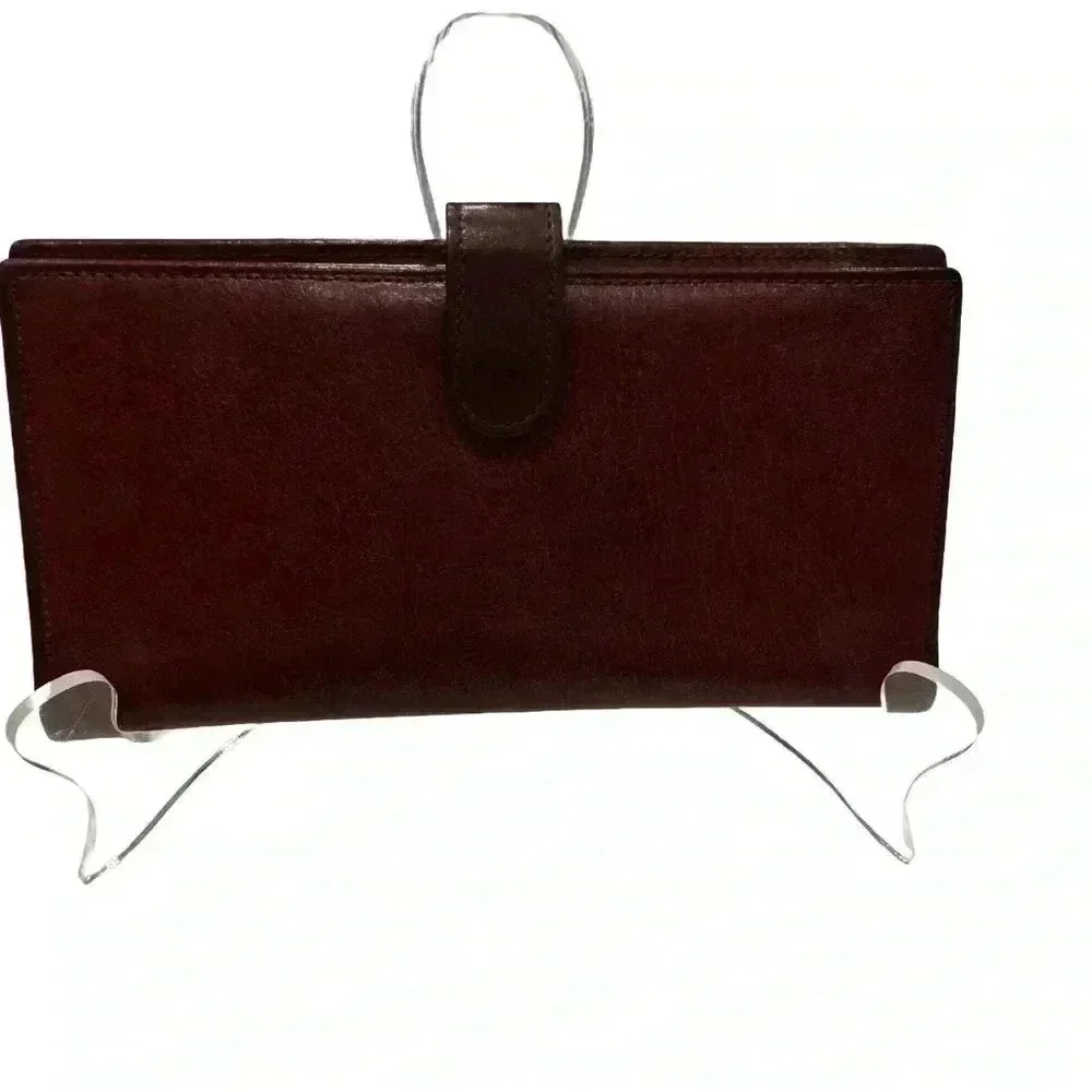 RARE Coach Vintage Brownish Tan Leather Wallet Snap Close 1980’s